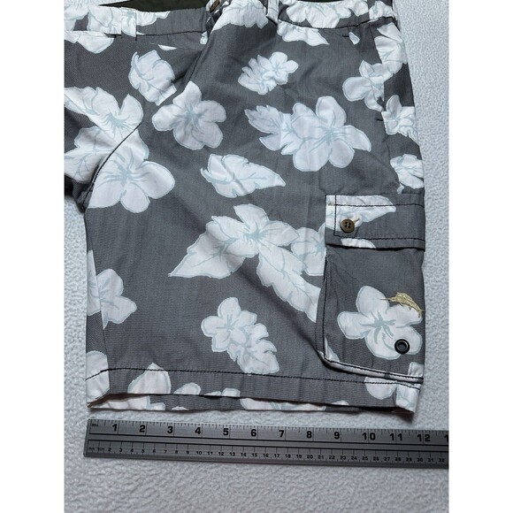 Tommy Bahama Mens Cargo Shorts Size 40 Tropical Print Pockets Casual Golf - Picture 8 of 10